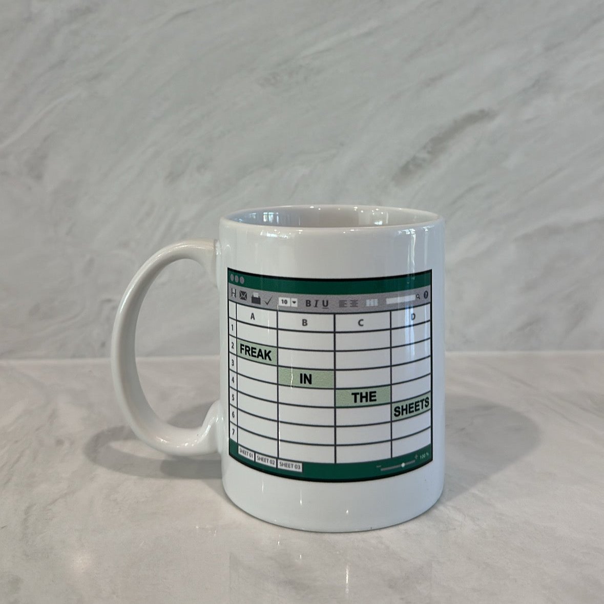 Freak In The Sheets Mug