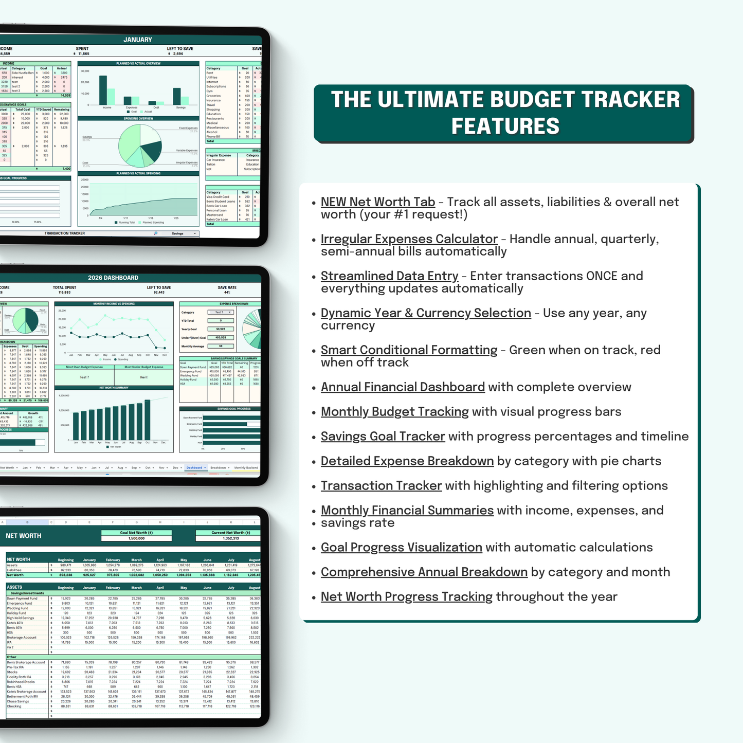 2026 Finance Tracker Bundle