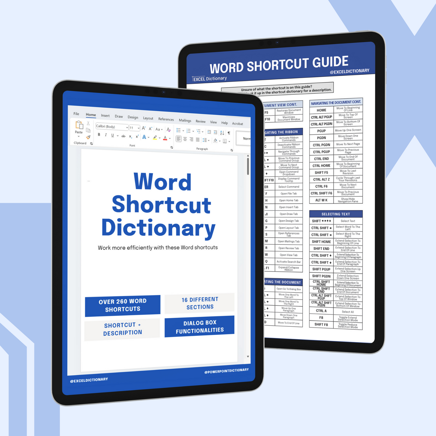 Word Shortcut Dictionary