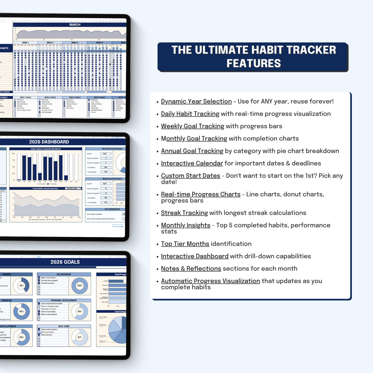 2026 Ultimate Productivity Tracker Bundle