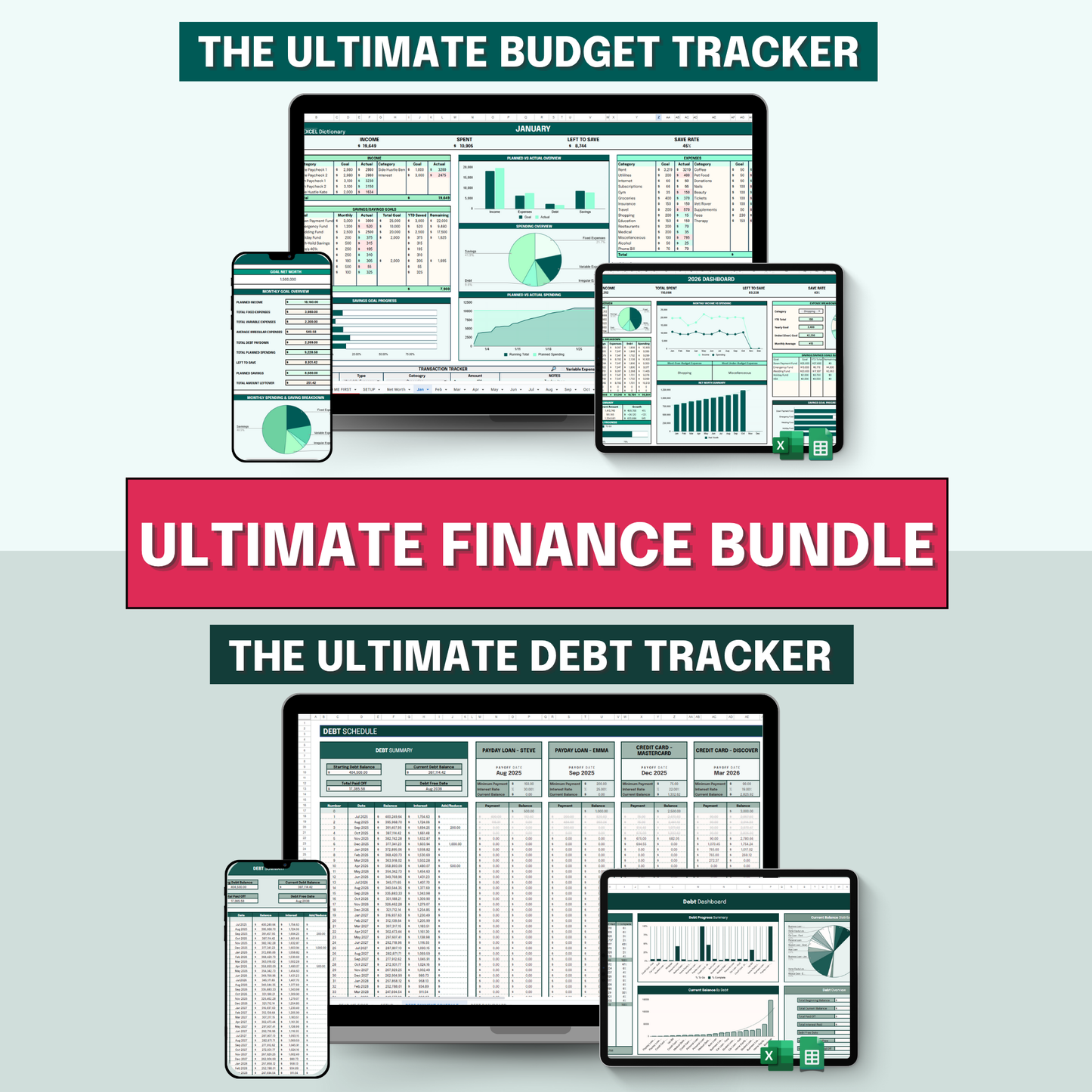 2026 Finance Tracker Bundle