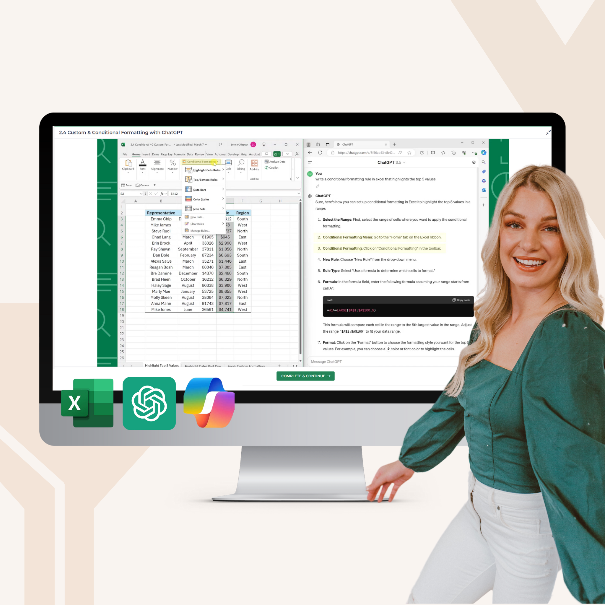 AI For Excel Course