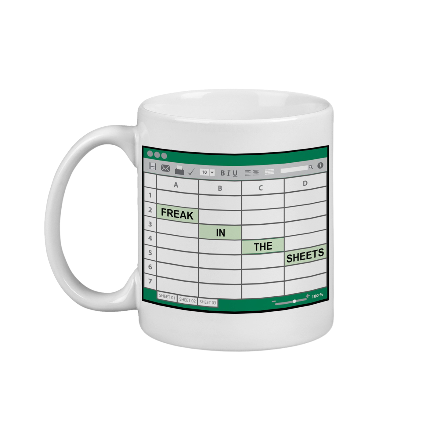 Freak In The Sheets Mug