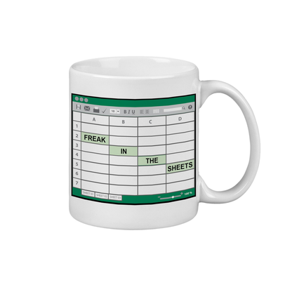 Freak In The Sheets Mug