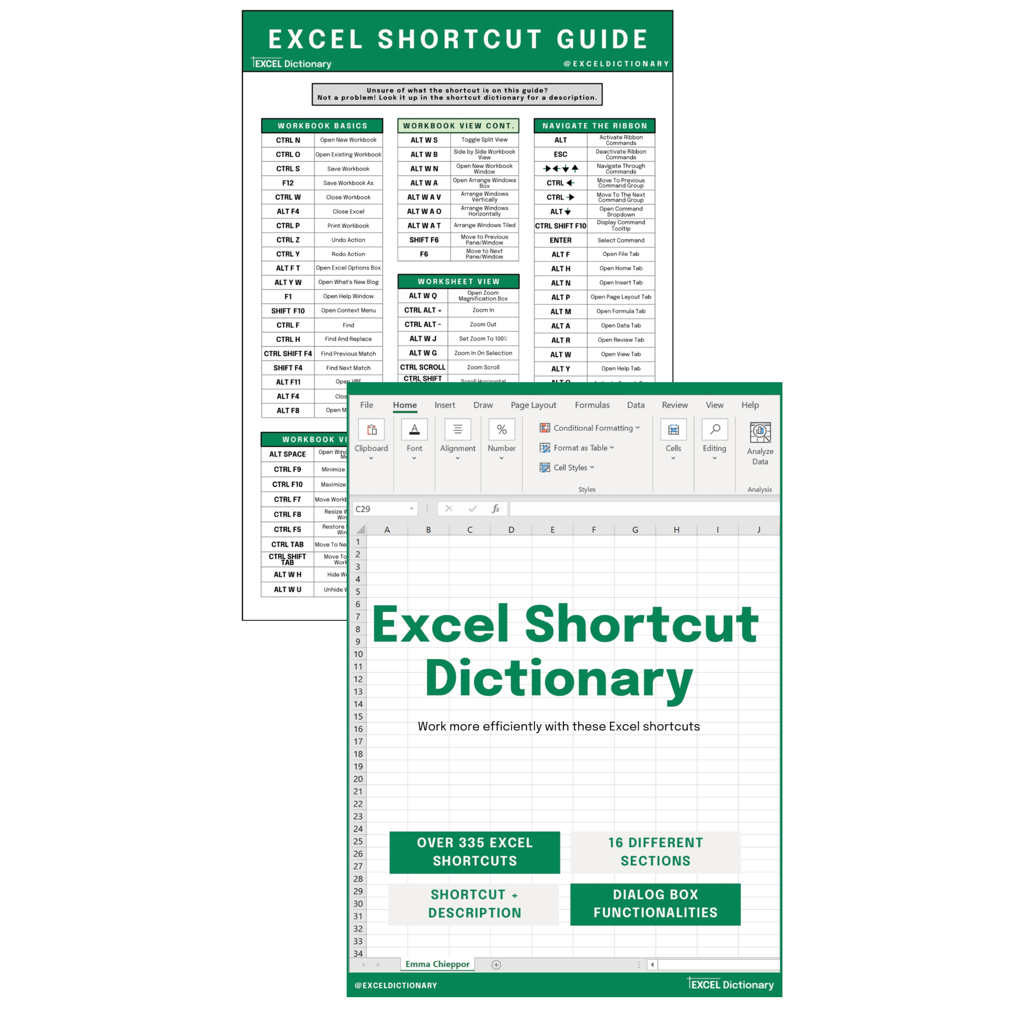 Excel Dictionary Bundle