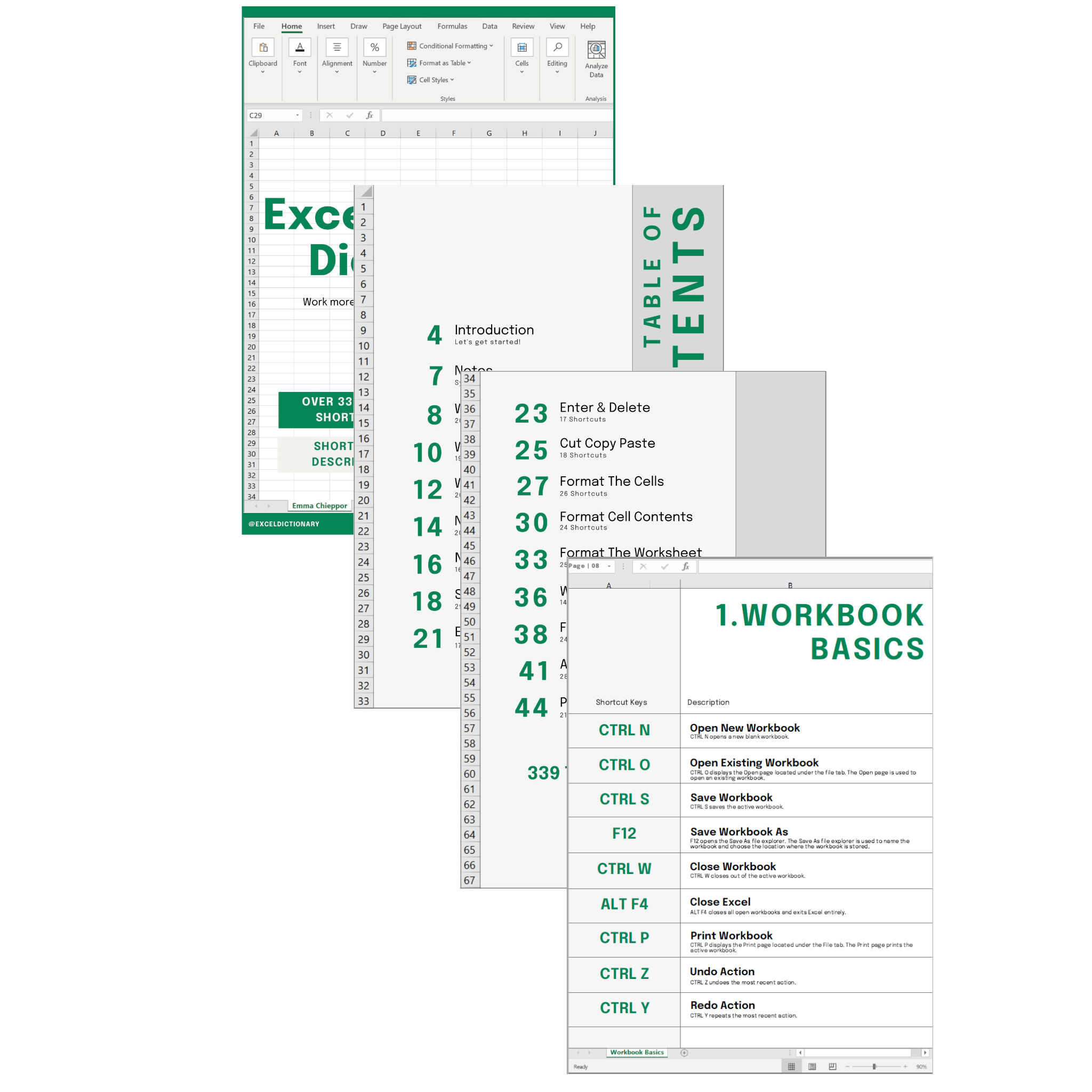 Excel Shortcut Dictionary Excel Dictionary
